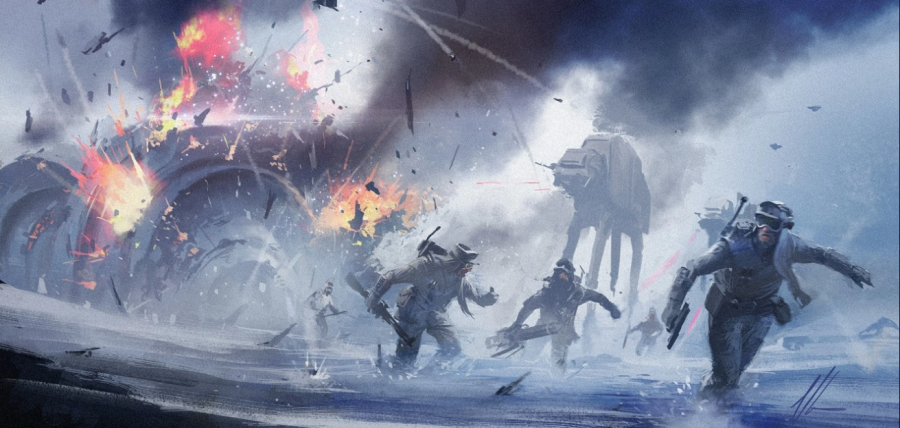 The evil empire unleashes chaos on the rebel base on Hoth.