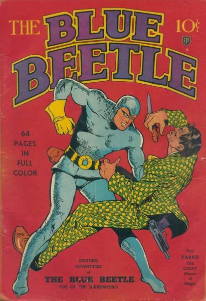 The Blue Beetle Comic Book Cover